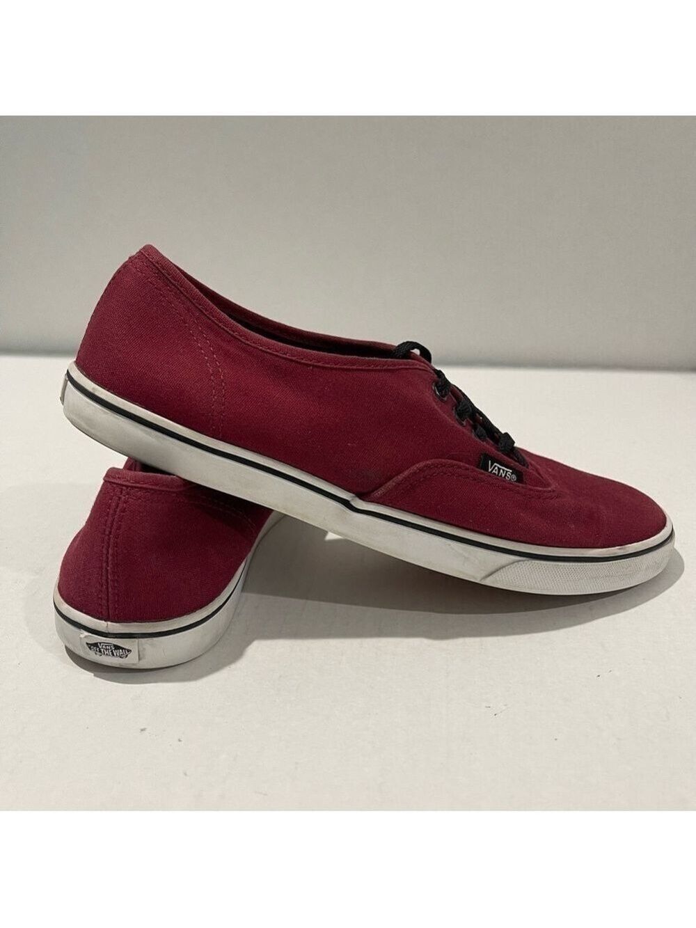 Mens Vans Low Pro Burgundy Shoes Size 7.5 US! - Picture 9 of 9